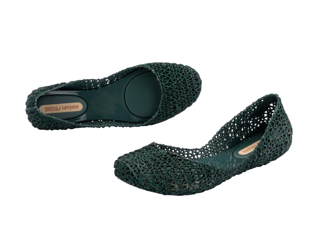 Chanclas de baño de mujer Melissa campana papel vii ad IPANEMA - Verde Verde-4