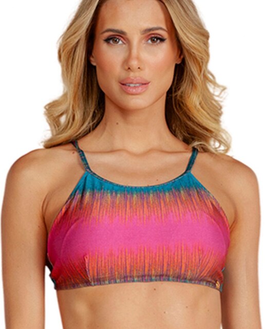 Imagen 0 de Top de bikini estampado con relleno