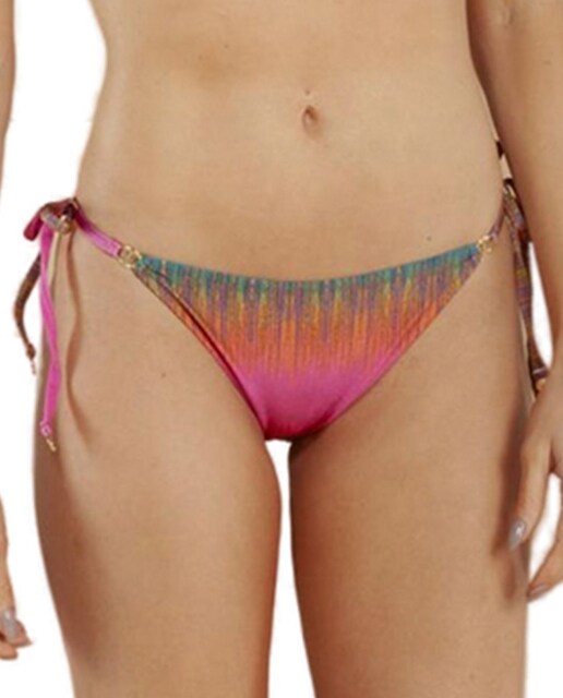 Imagen 0 de Braga de bikini con lazos estampada