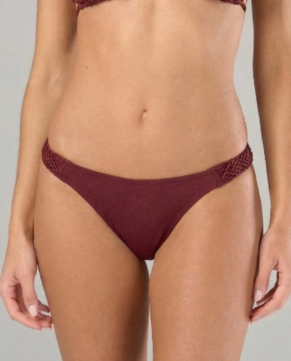 Imagen 0 de Braga de bikini brasileña lisa Berenjena