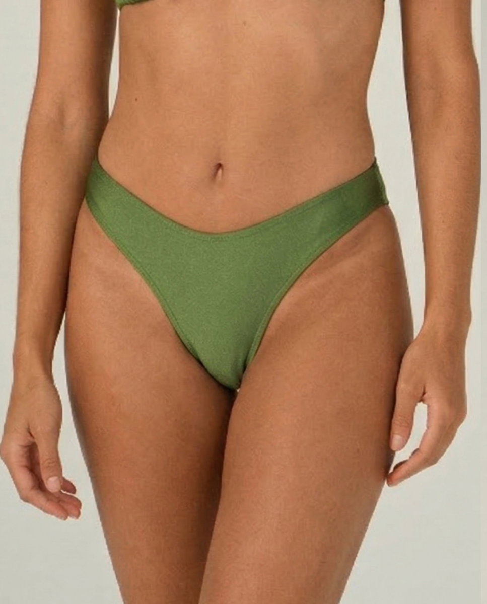 Imagen 1 de Braga de bikini culotte lisa - Lua Morena - Verde claro / Pistacho Verde claro / Pistacho