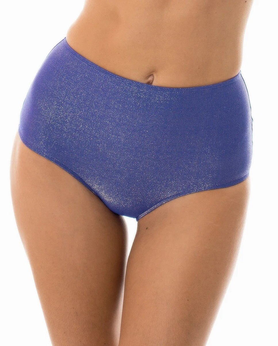 Braga de bikini culotte lisa - Río de Sol - Azul Océano Azul Océano-1