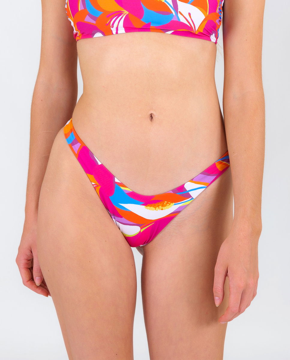 Braga de bikini brasileña estampada - Río de Sol - Brillo Brillo-1