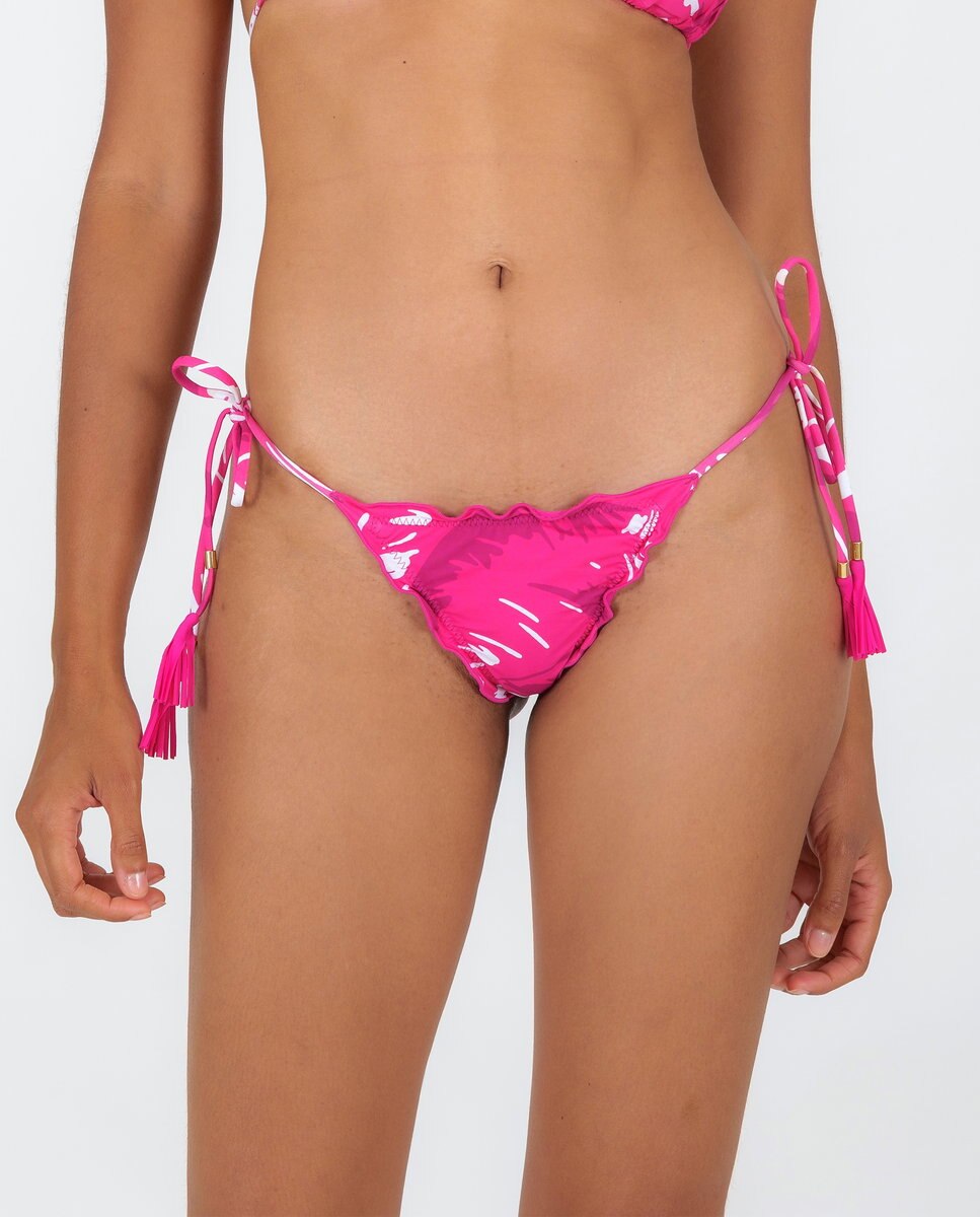 Braga de bikini con lazo estampada - Río de Sol - Brillo Brillo-1