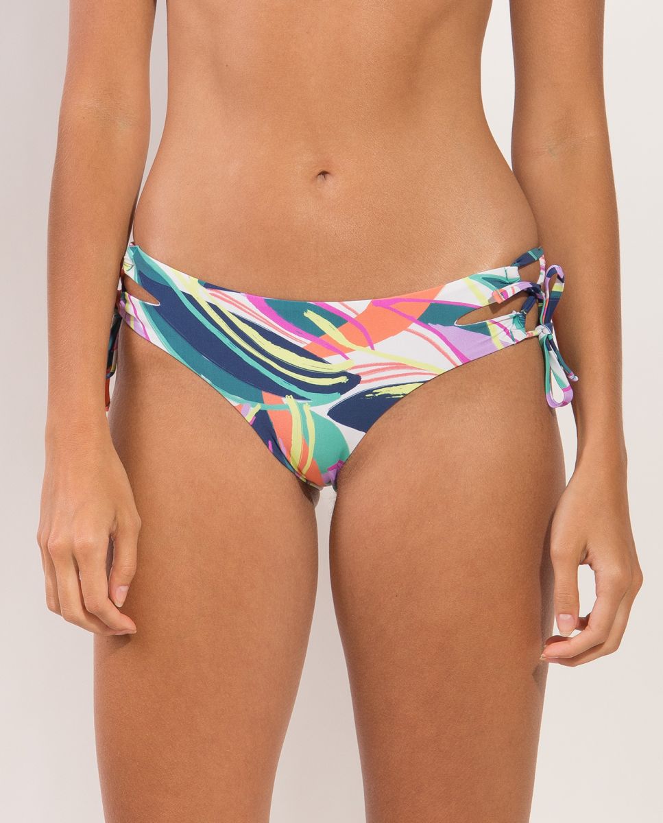 Braga de bikini con lazo estampada - Río de Sol - Multicolor Multicolor-1