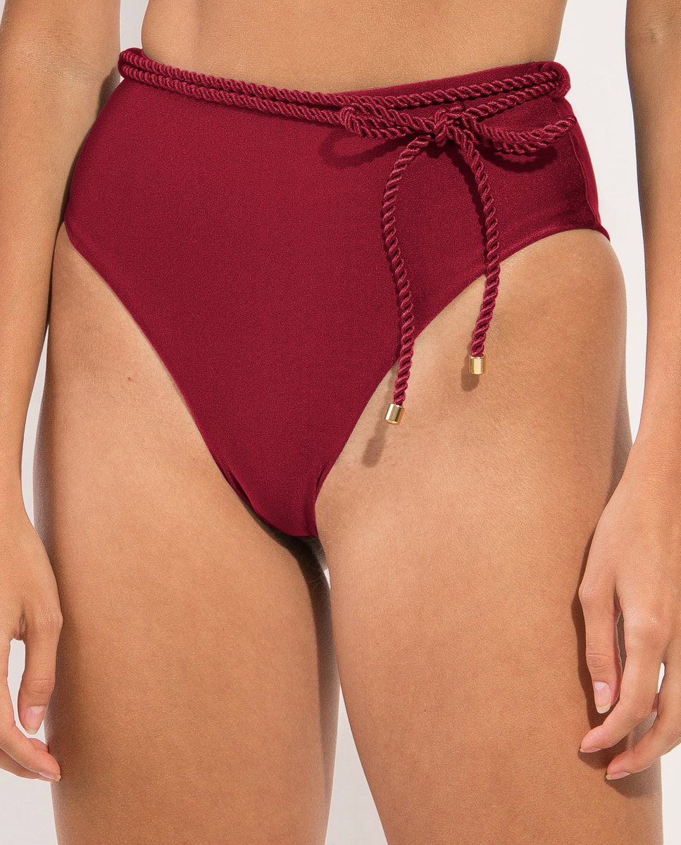 Braga de bikini culotte lisa - Río de Sol - Vino Vino-1