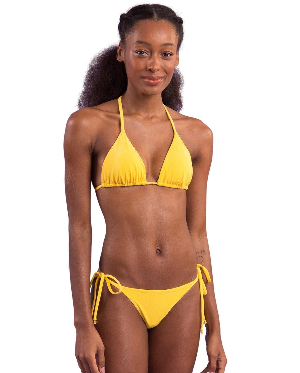 Braga de bikini con lazo lisa - Río de Sol - Multicolor Multicolor-2