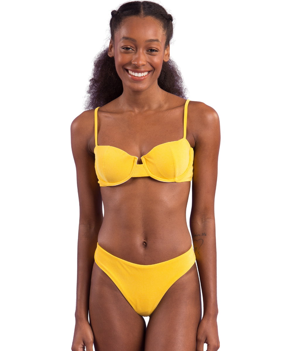Braga de bikini brasileña lisa - Río de Sol - Multicolor Multicolor-2