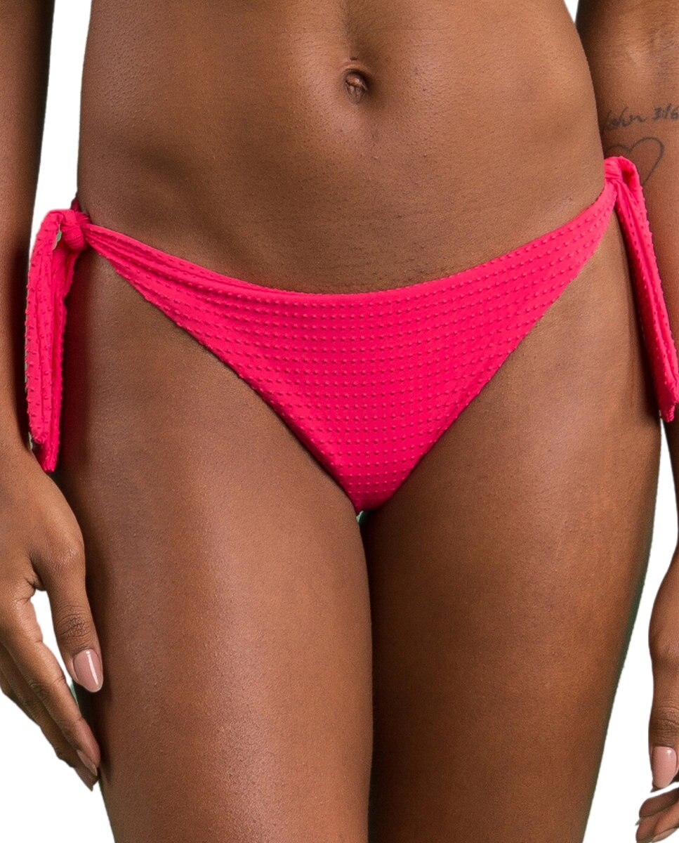 Braga de bikini con lazo lisa - Río de Sol - Brillo Brillo-1