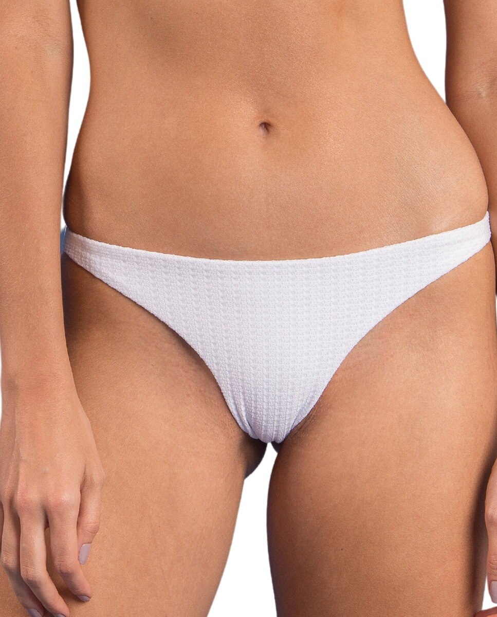 Braga de bikini brasileña lisa - Río de Sol - Blanco roto Blanco roto-1