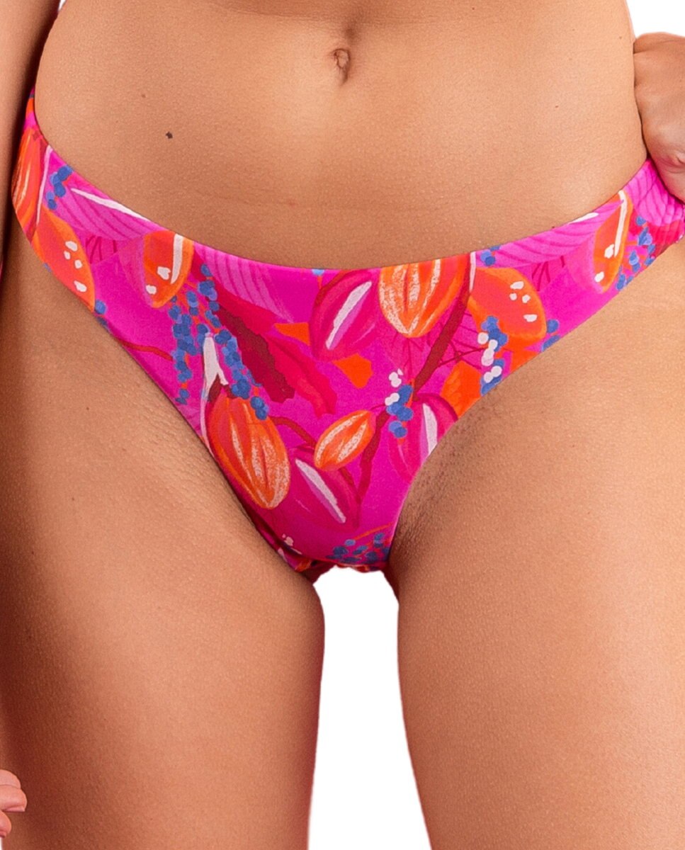 Braga de bikini brasileña estampada - Río de Sol - Brillo Brillo-1