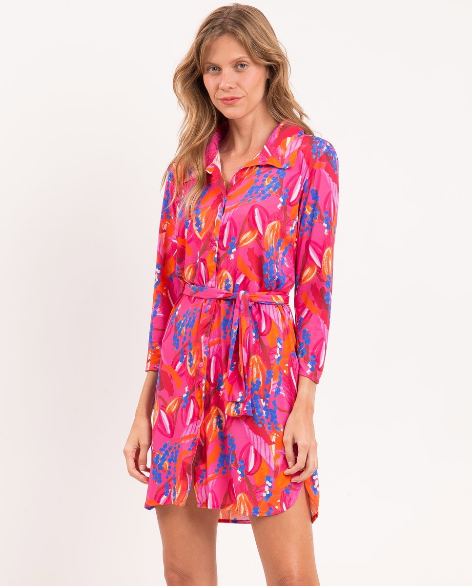 Caftan de playa de mujer - Río de Sol - Brillo Brillo-4