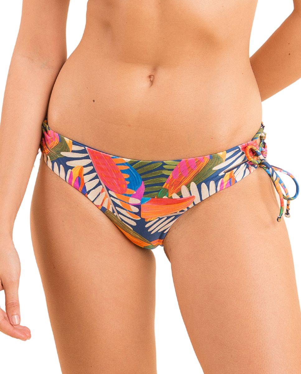 Braga de bikini con lazo estampada - Río de Sol - Multicolor Multicolor-1