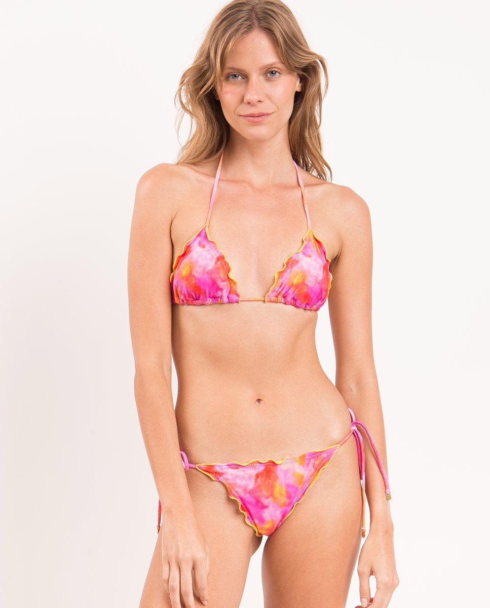 Braga de bikini con lazo estampada - Río de Sol - Brillo Brillo-2