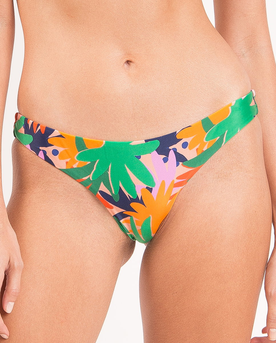 Braga de bikini brasileña estampada - Río de Sol - Verde claro Verde claro-1