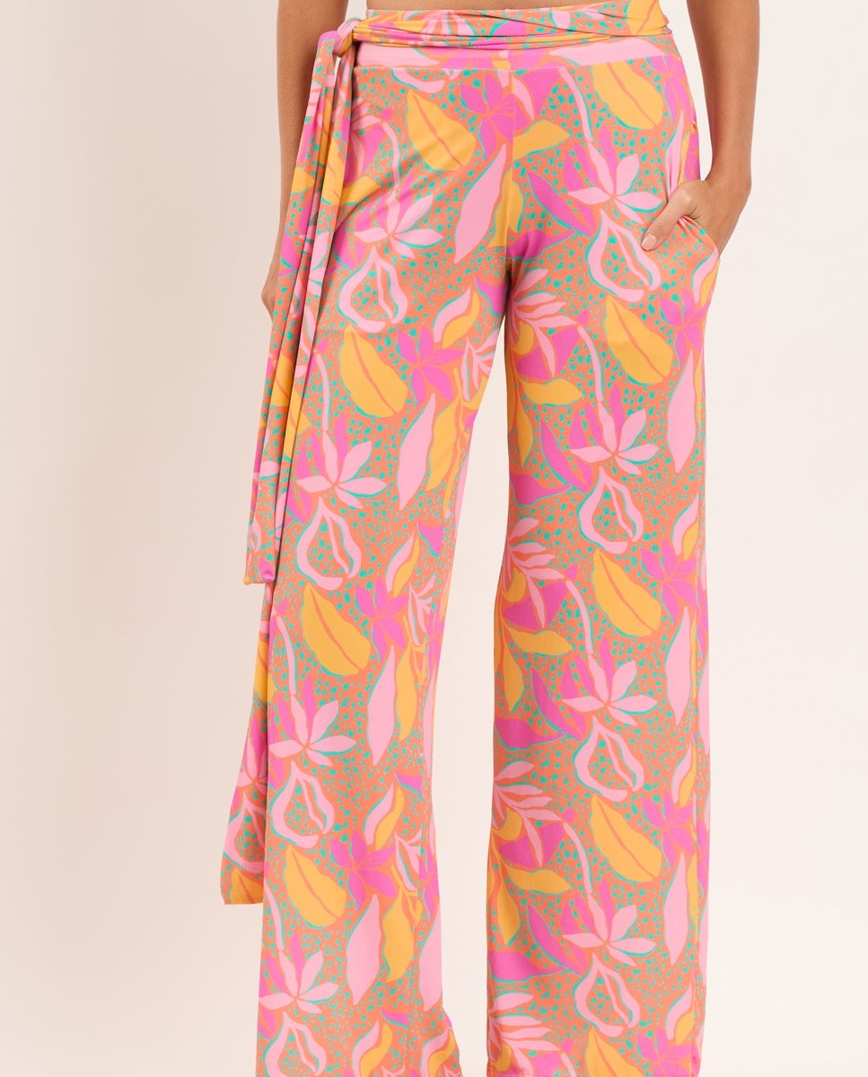 Pantalones largos de playa de mujer - Río de Sol - Brillo Brillo-1