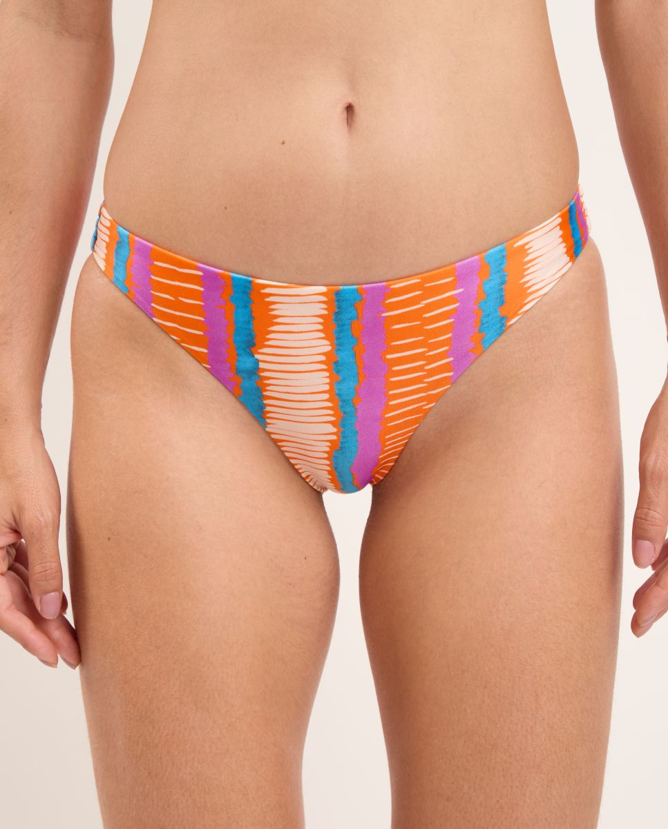 Braga de bikini brasileña estampada - Río de Sol - Multicolor Multicolor-1