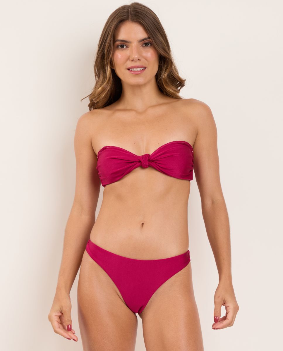 Braga de bikini brasileña lisa - Río de Sol - Brillo Brillo-2