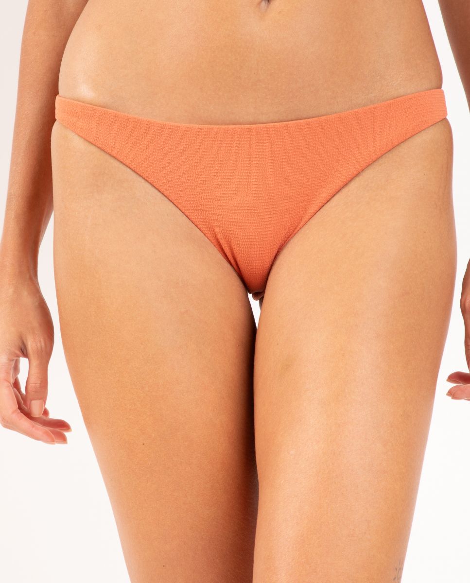Braga de bikini brasileña lisa - Río de Sol - Naranja claro Naranja claro-1