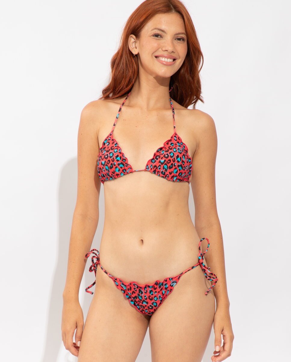 Braga de bikini tanga estampada - Río de Sol - Brillo Brillo-5