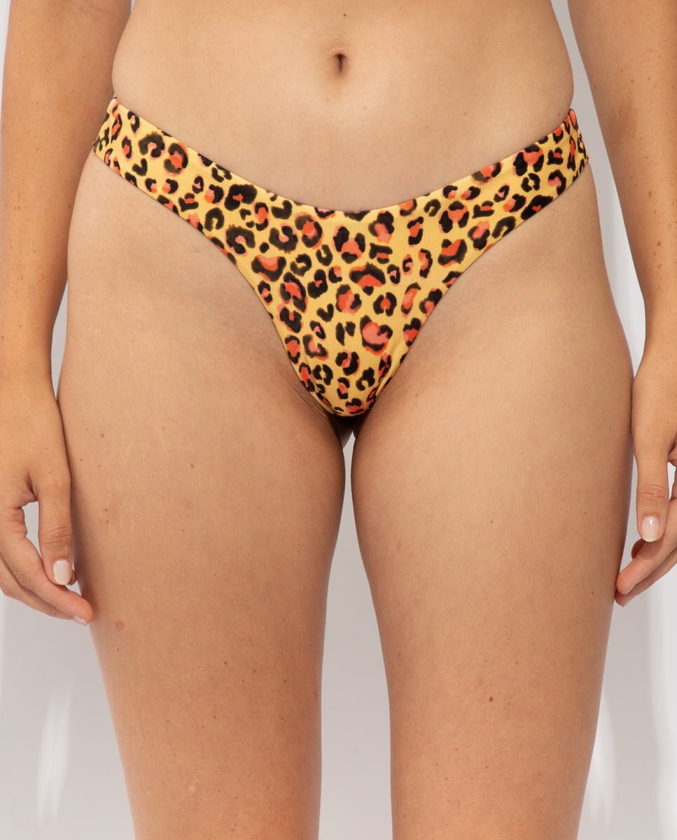 Braga de bikini clásica estampada - Río de Sol - Blanco roto Blanco roto-1