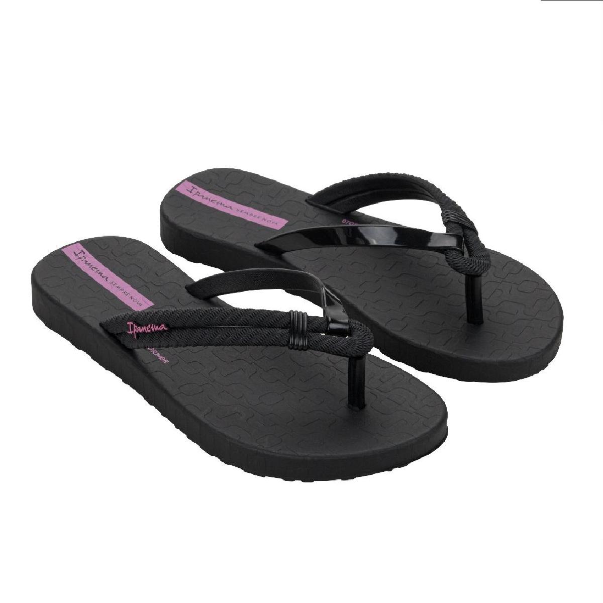 Chanclas de baño de niños Ipanema diversa kids IPANEMA - Negro / Rosa Negro / Rosa-2