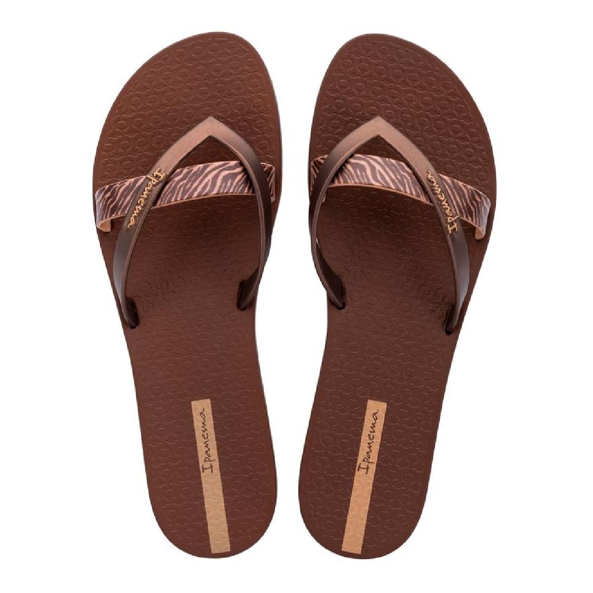 Chanclas de baño de mujer Ipanema kirei chic fem IPANEMA - Marrón Marrón-1