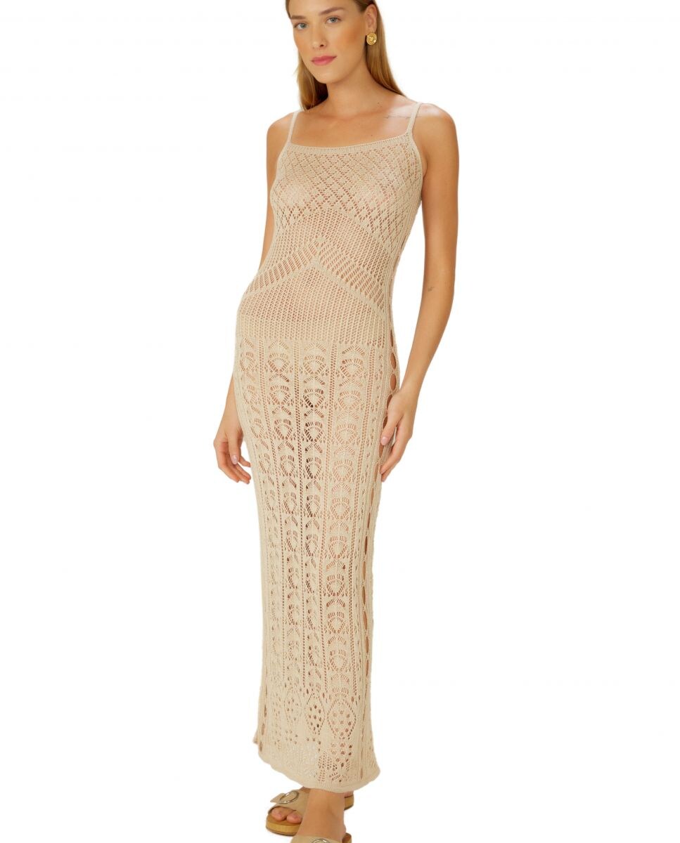 Vestido Beige Vestidos De Punto En El Corte Ingles Vestido Midi