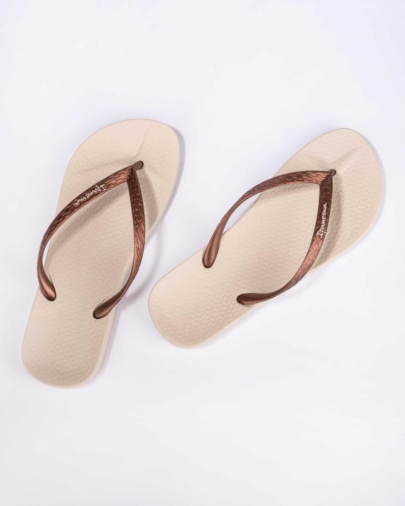 Chanclas de baño de mujer Ipanema anatomica tan fem IPANEMA - Natural Natural-3