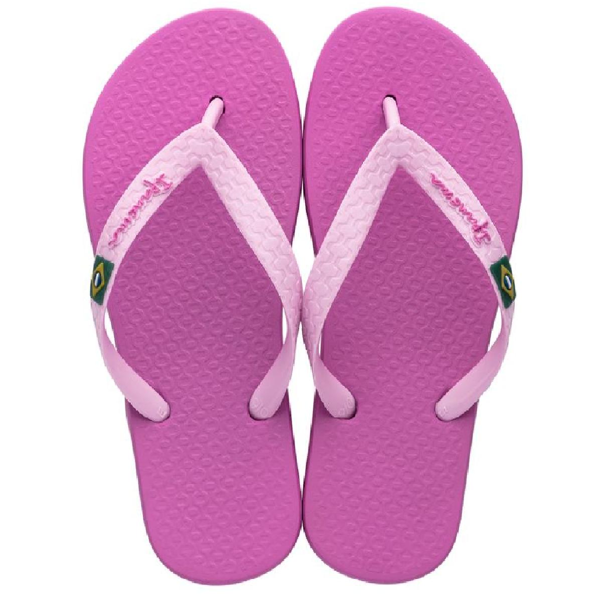 Ipanema Chanclas de baño de niños clas brasil ii kids Negro / Rosa