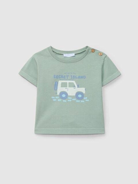 Imagen 0 de Camiseta de bebé niño "Jeep Isla Secreta