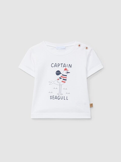 Imagen 0 de Camiseta de bebé niño "Captain seagull