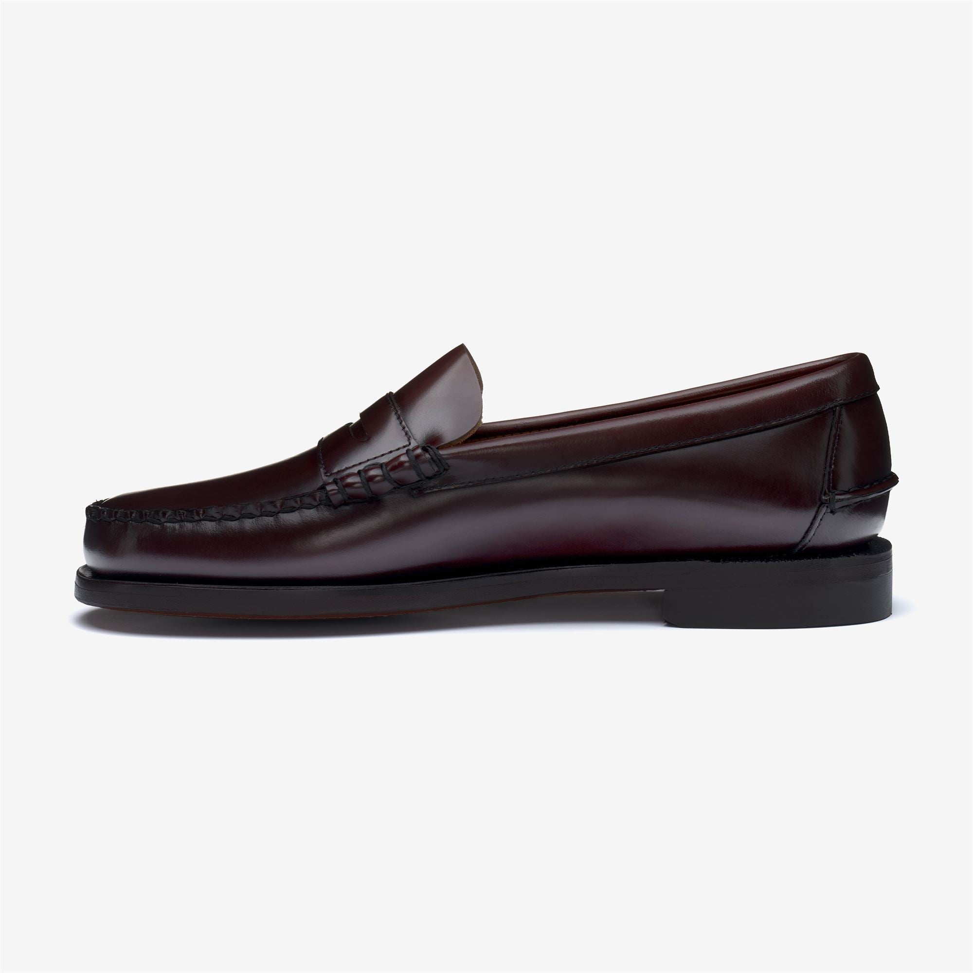 Imagen 2 de Mocasines de hombre de piel sin cordones - Sebago - Burdeos Burdeos