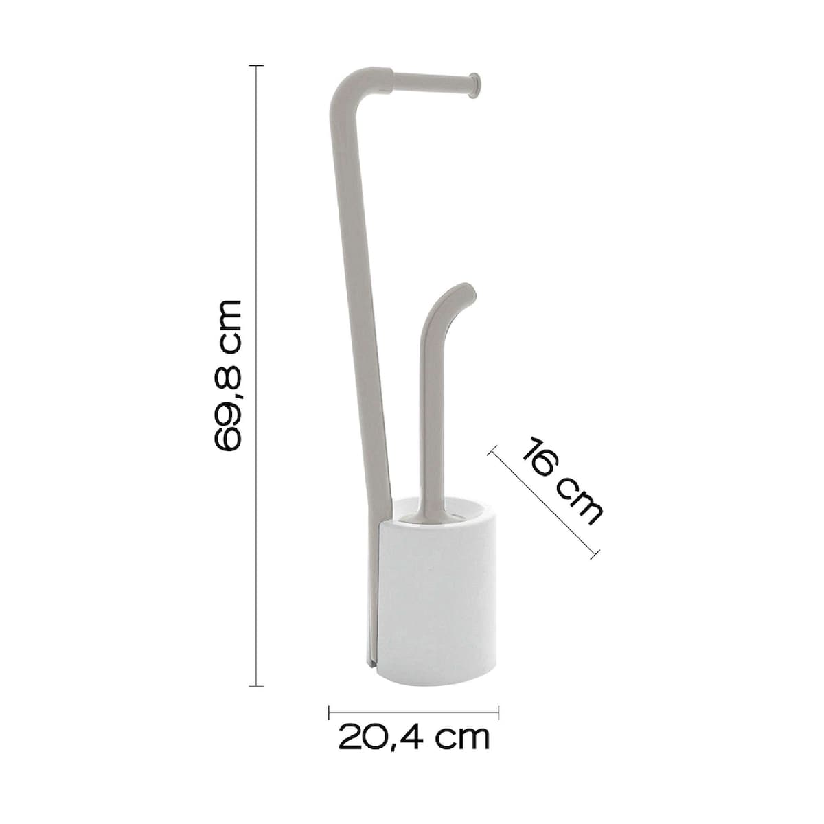GEDY 70320200300 Columna P Rollos Y Escob Wendy Blanco - Ref: 70320200300