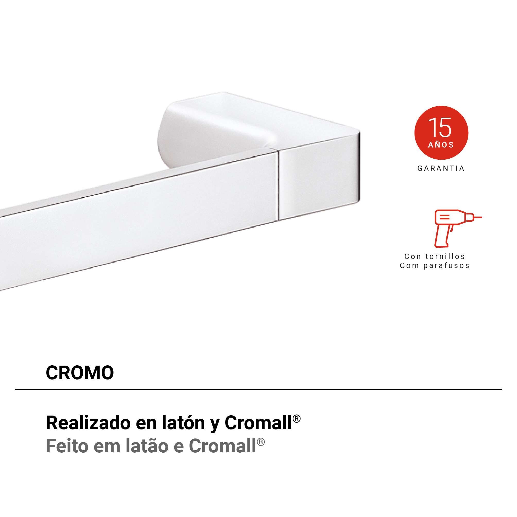 Gedy Pirenei Toiletpapierhouder, gun metal kopen