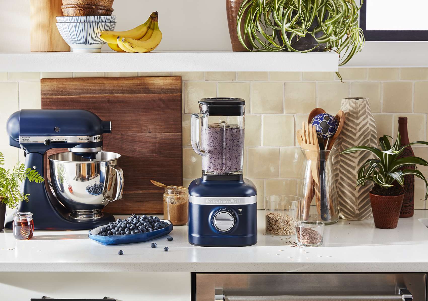 Imagen 4 de Batidora de vaso KitchenAid Artisan K400 5KSB4026E - Azul Azul