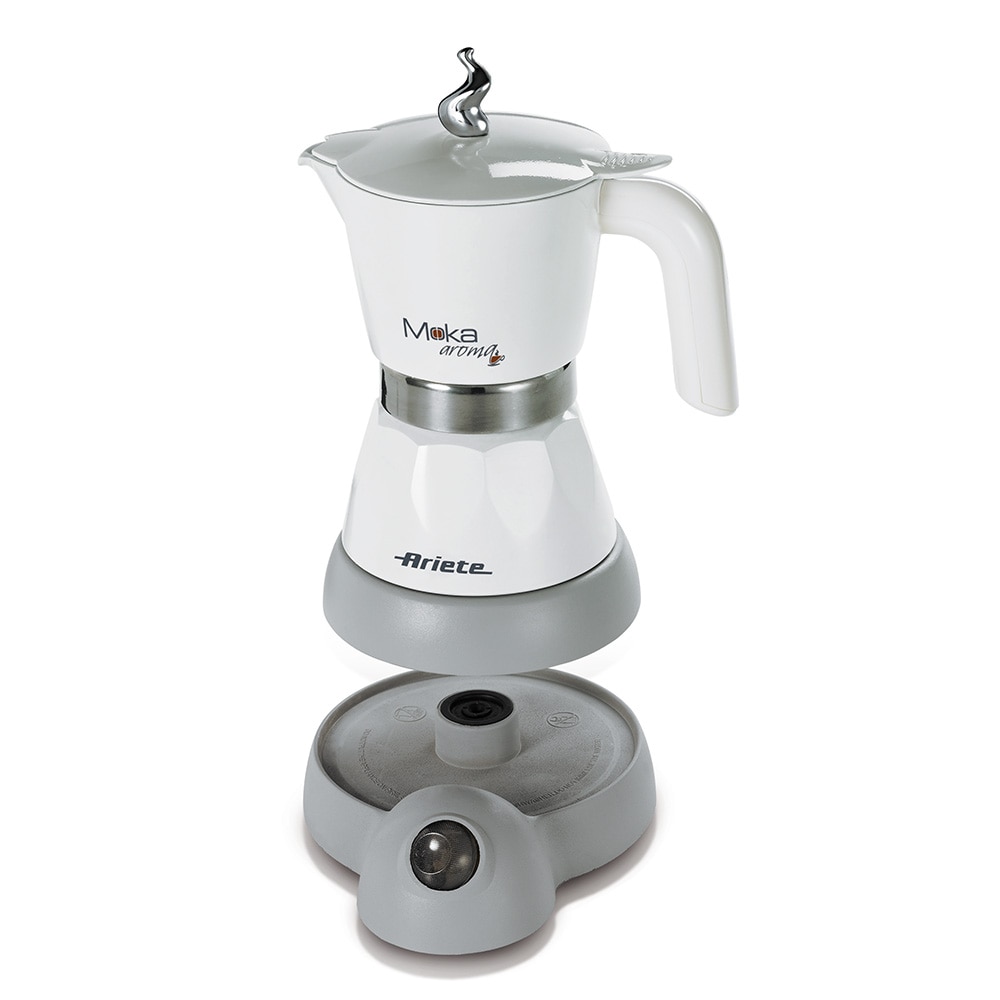 Cafetera italiana eléctrica Ariete 1358/10 Moka Aroma - Blanco Blanco-2