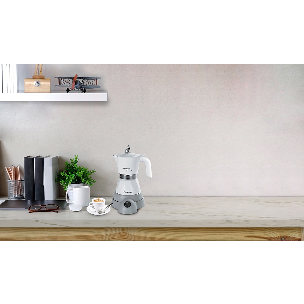 Cafetera italiana eléctrica Ariete 1358/10 Moka Aroma - Blanco Blanco-4