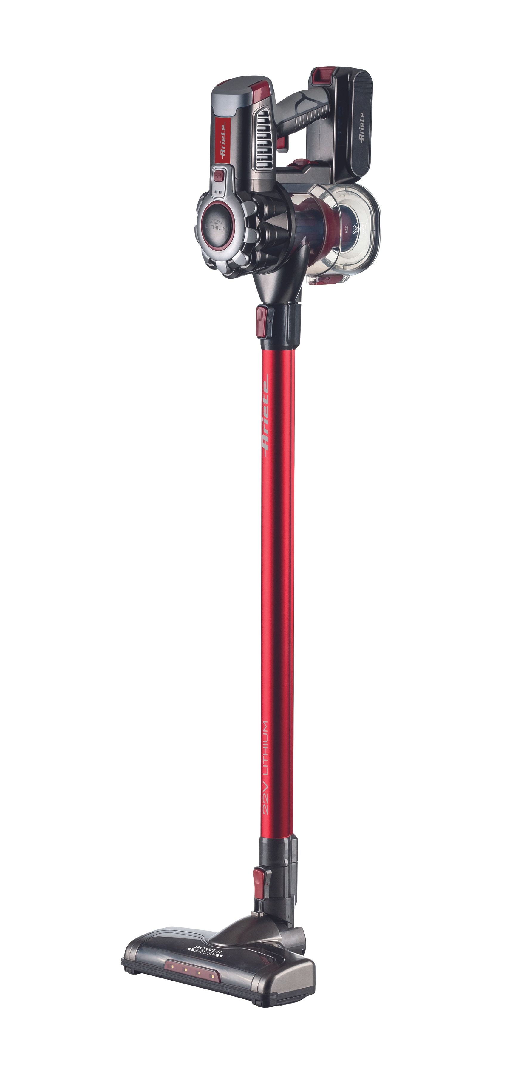 Ariete – Aspirador escoba recargable Ariete 2757 Rojo.