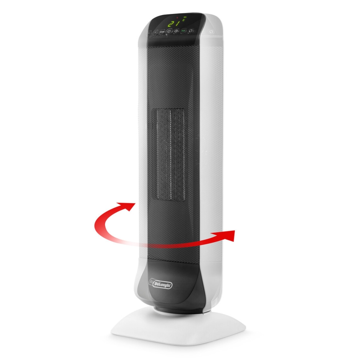Imagen 3 de Termoventilador cerámico de torre De'Longhi HFX25S20 silencioso con tecnología de autorregulación - Negro Negro