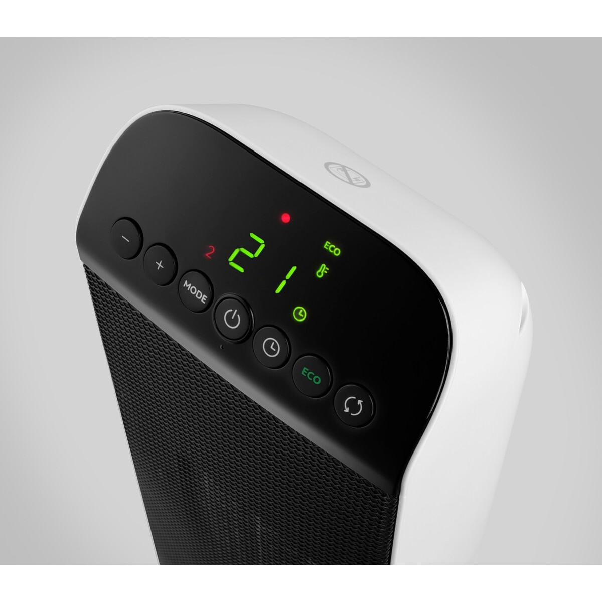 Imagen 4 de Termoventilador cerámico de torre De'Longhi HFX25S20 silencioso con tecnología de autorregulación - Negro Negro