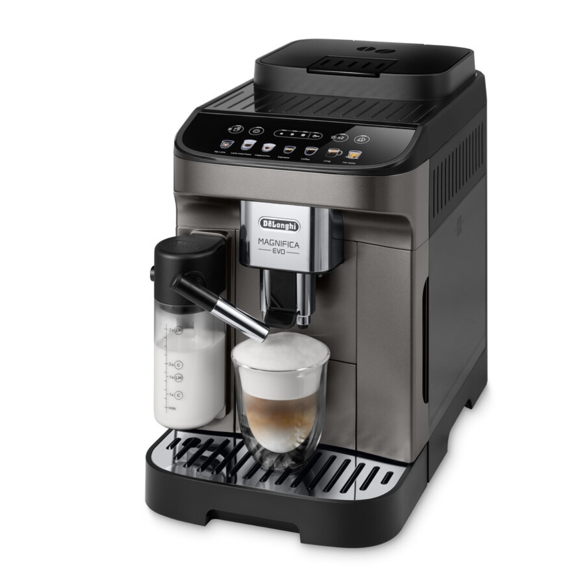 Imagen 3 de Cafetera Superautomática De'Longhi Magnifica Evo ECAM290.81.TB con molinillo integrado - Negro / Titanio Negro / Titanio