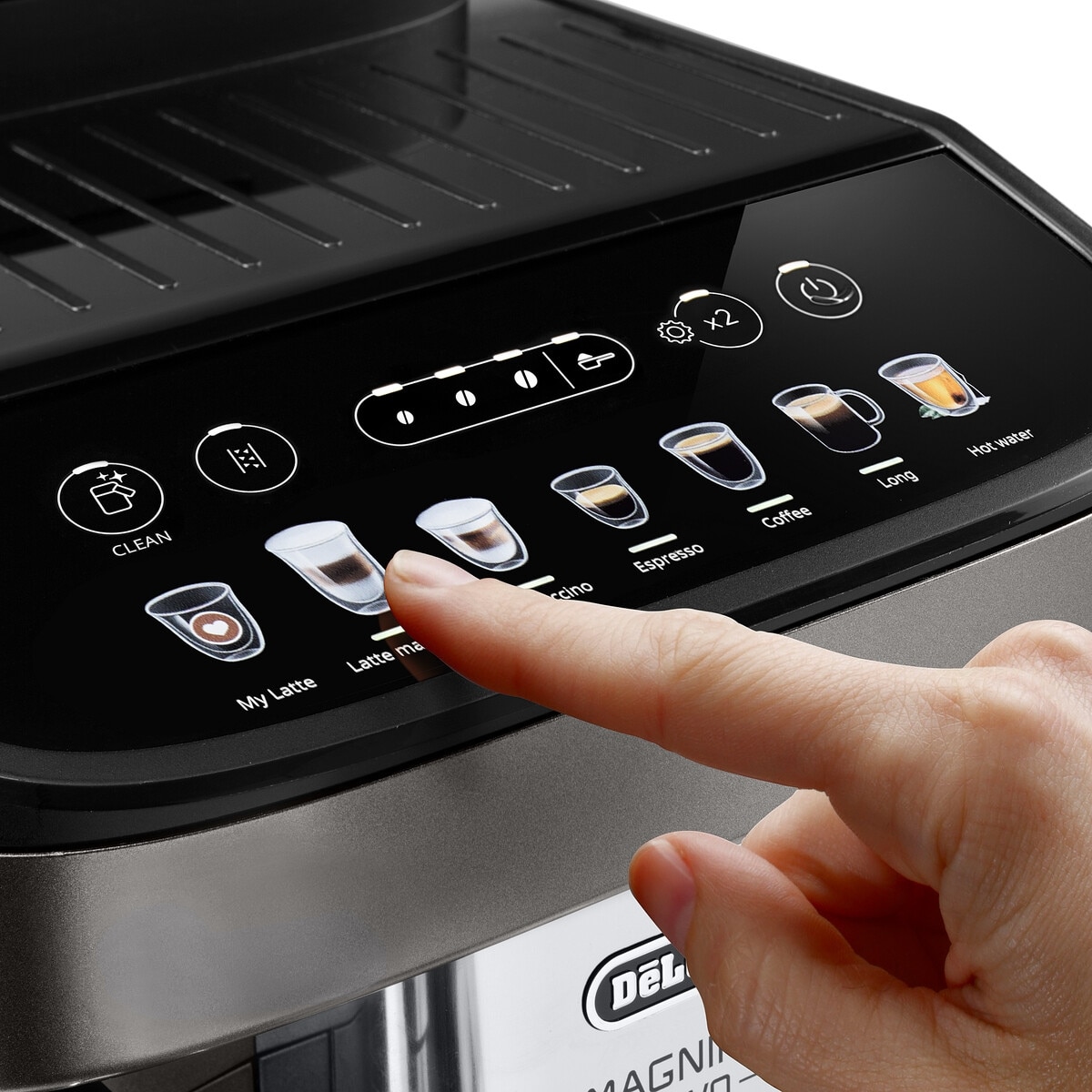 Imagen 5 de Cafetera Superautomática De'Longhi Magnifica Evo ECAM290.81.TB con molinillo integrado - Negro / Titanio Negro / Titanio