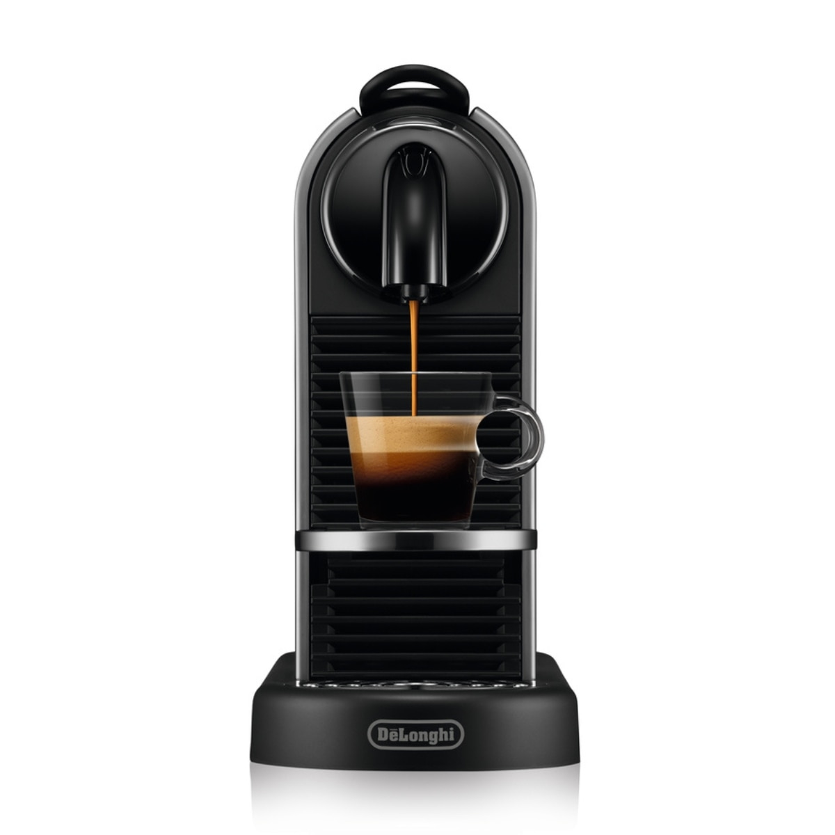 Cafetera de cápsulas automática Nespresso De'Longhi Citiz Platinum EN220.T para cápsulas Nespresso Original - Titanio Titanio-3