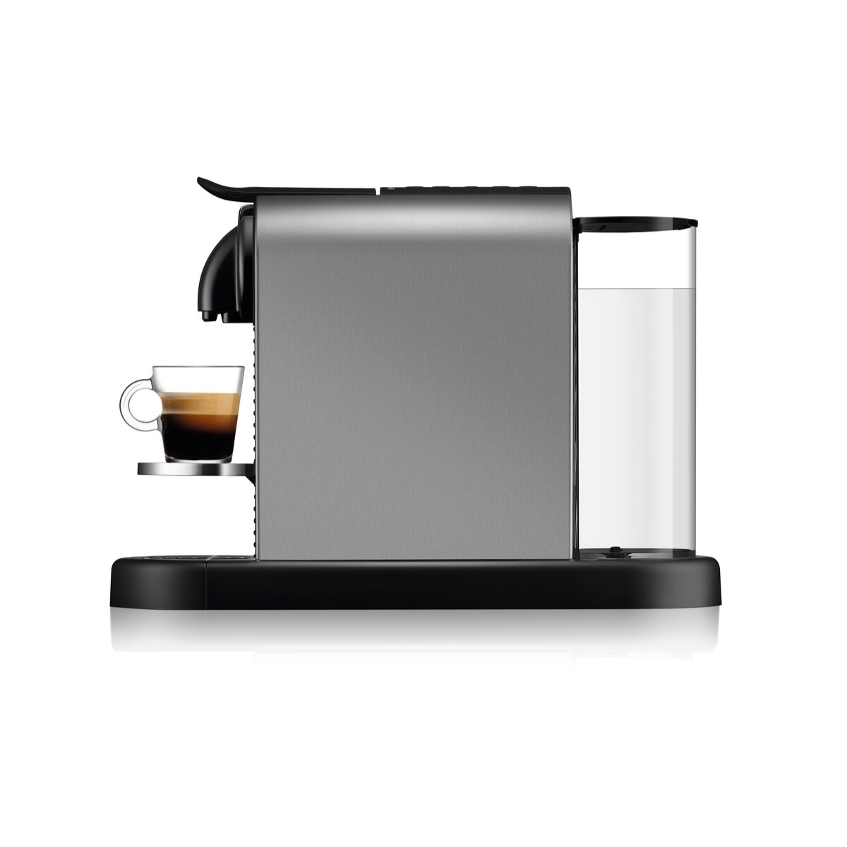Cafetera de cápsulas automática Nespresso De'Longhi Citiz Platinum EN220.T para cápsulas Nespresso Original - Titanio Titanio-4
