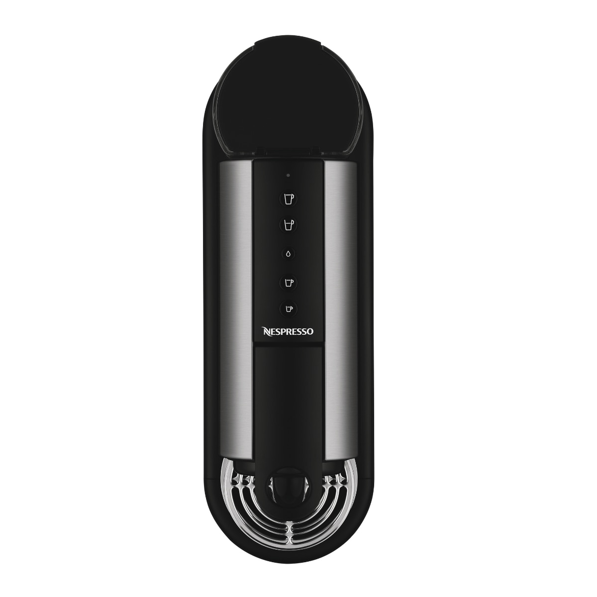 Cafetera de cápsulas automática Nespresso De'Longhi Citiz Platinum EN220.T para cápsulas Nespresso Original - Titanio Titanio-6