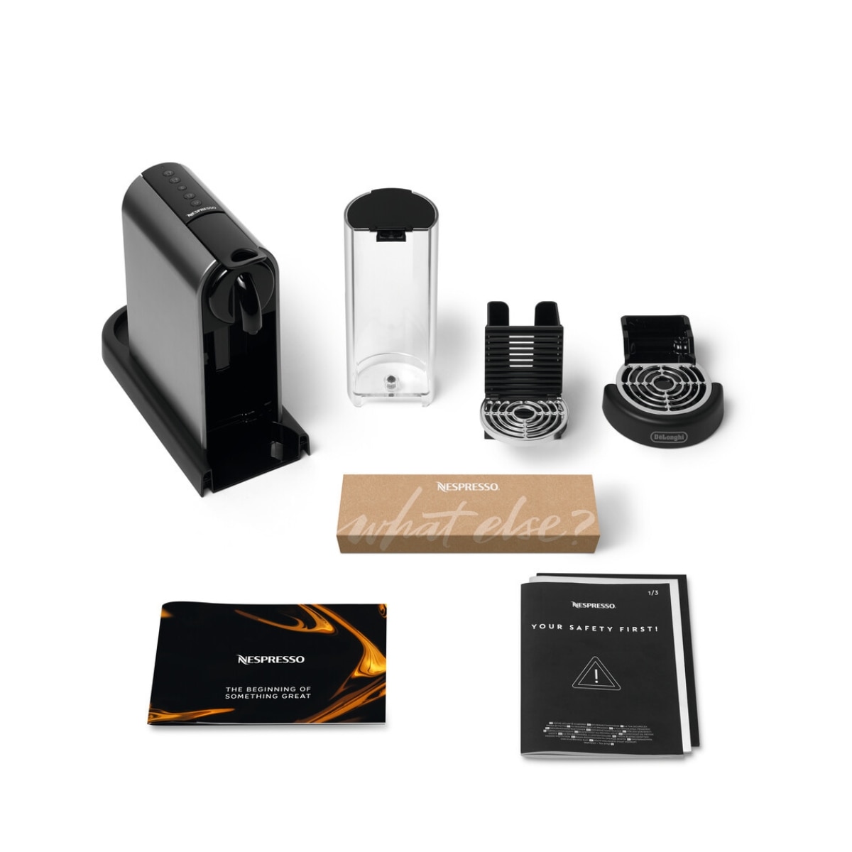 Cafetera de cápsulas automática Nespresso De'Longhi Citiz Platinum EN220.T para cápsulas Nespresso Original - Titanio Titanio-7