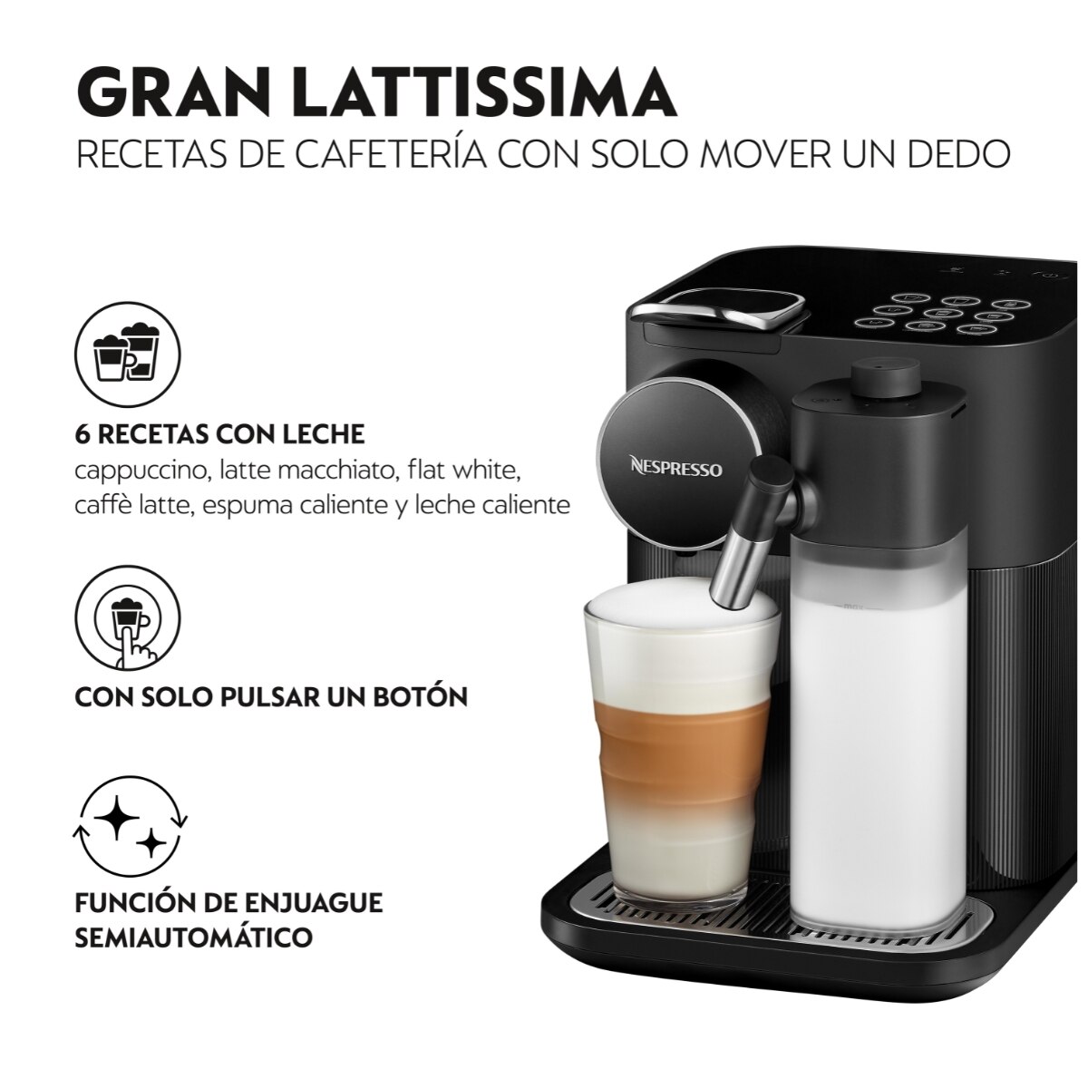 Thumbnail 1 de De'Longhi Gran Lattissima cafetera cápsulas 19 bares ☕