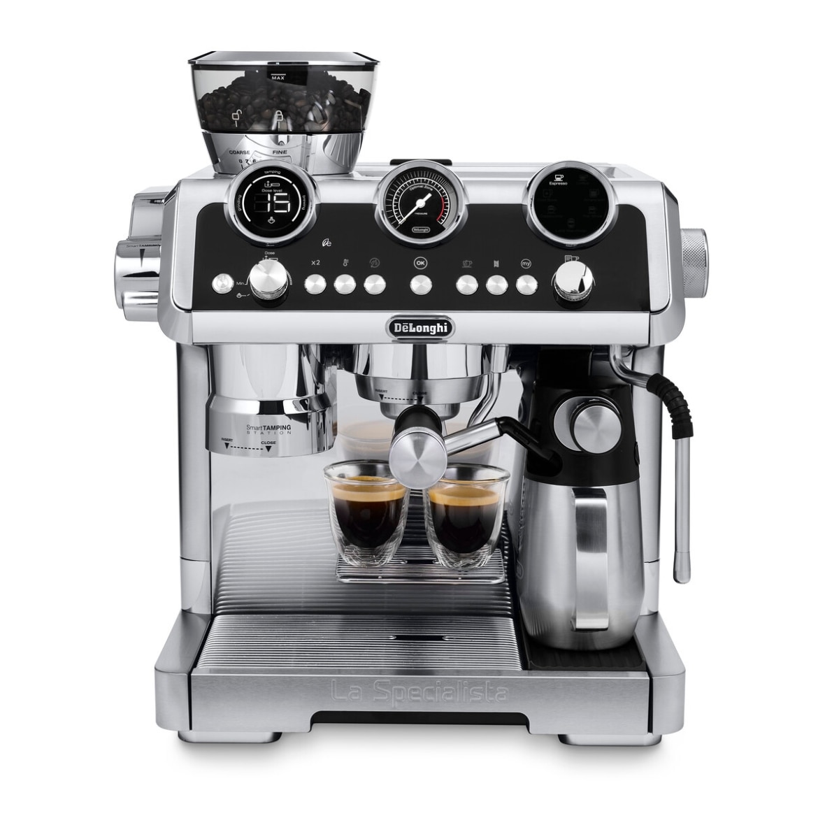 Cafetera espresso manual de bomba La Specialista Maestro EC9865.M Cold Brew con molinillo