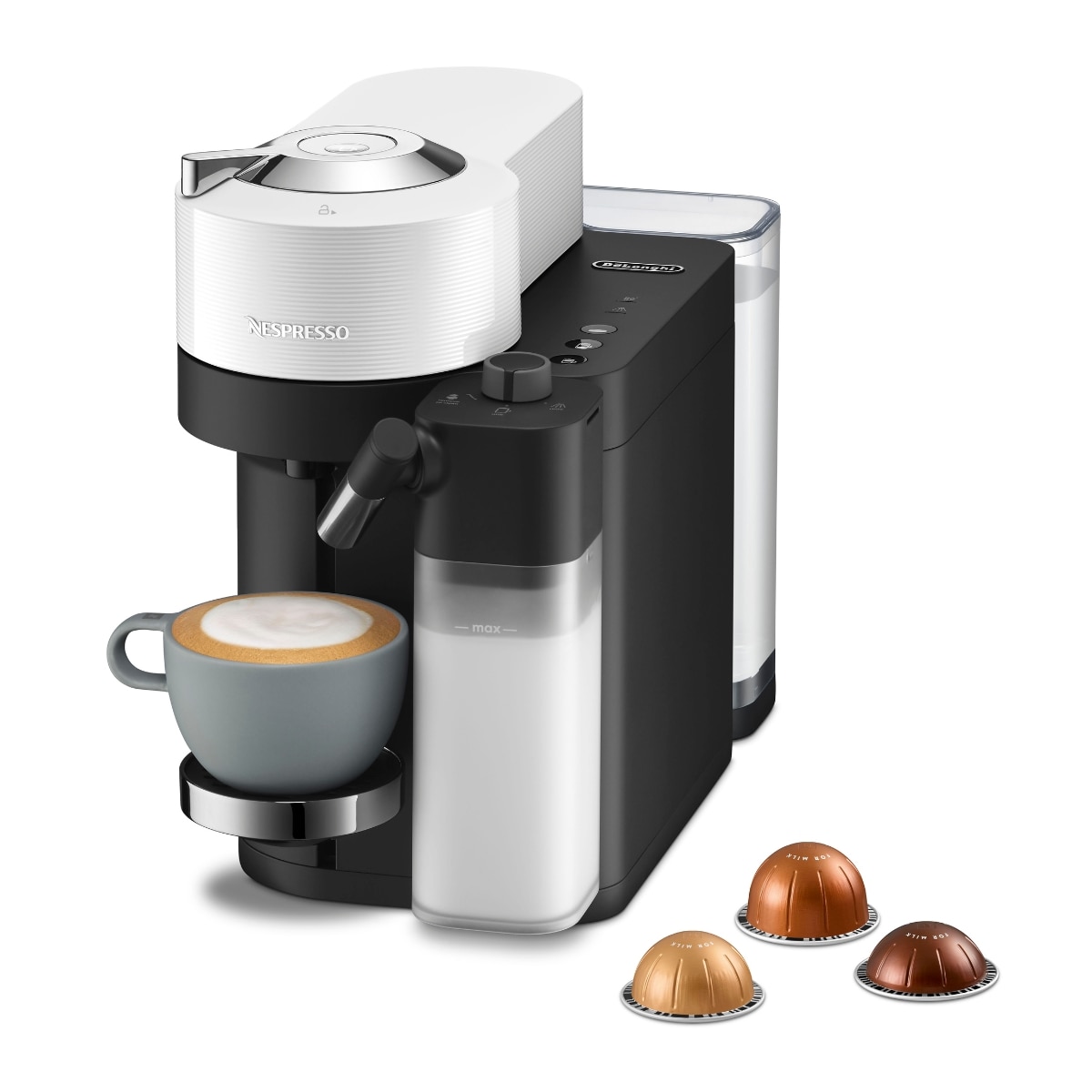 Cafetera de cápsulas automática Nespresso De'Longhi Lattissima ENV300.W para cápsulas Nespresso Vertuo